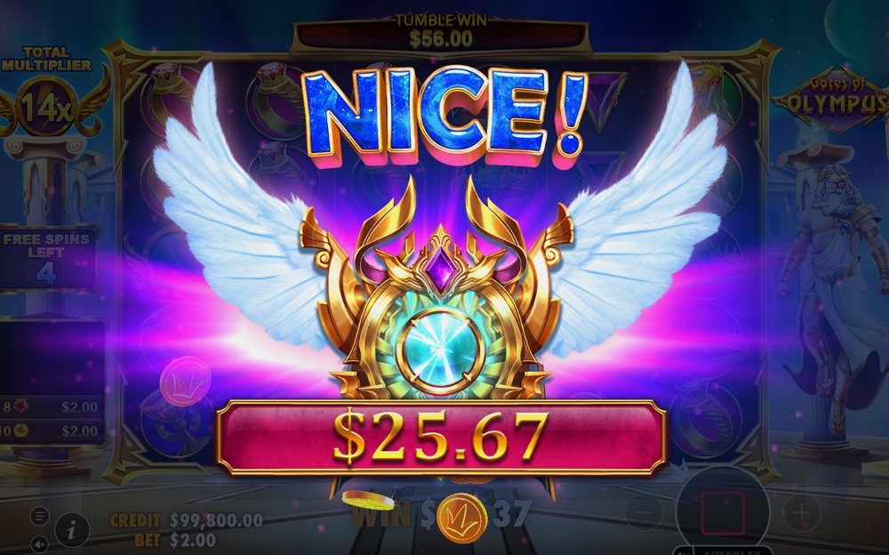 Free Spins mit Gesamt-Multiplikator-Zähler im Spiel