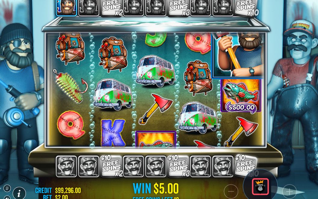 Free Spins mit den Zählern für WILD FISHERMAN