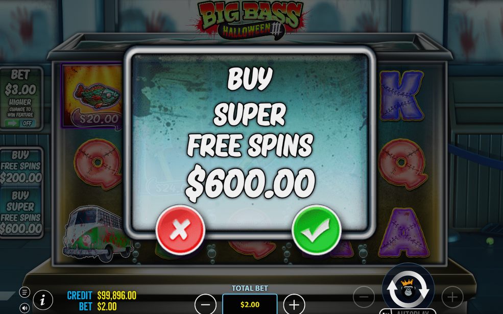 Super Free Spins: Zähler beider Seiten zusammen